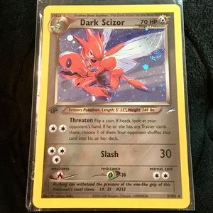 Dark Scizor 9/105 1st Edition